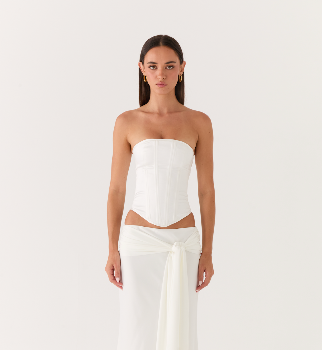 Evaleigh Corset - White