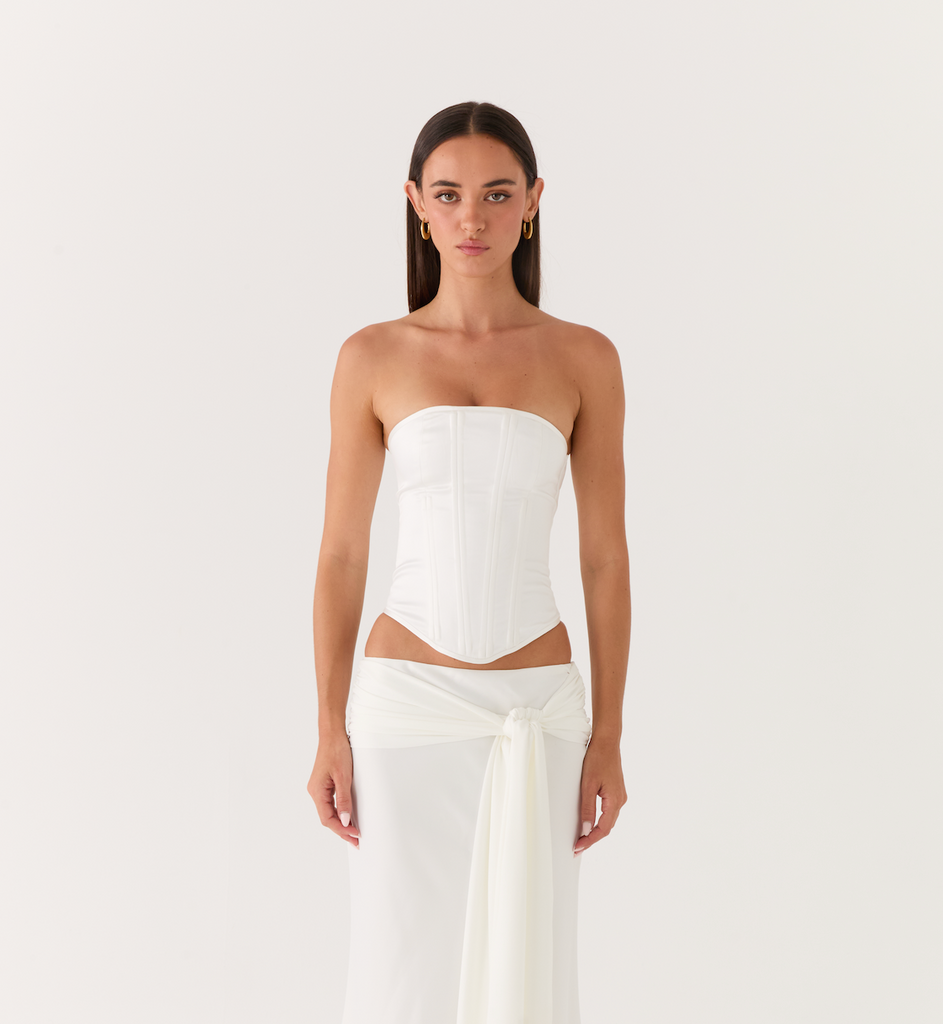 Evaleigh Corset - White