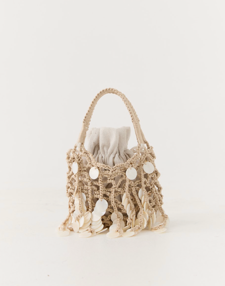 Deep Sea Kisses Bag - Cream
