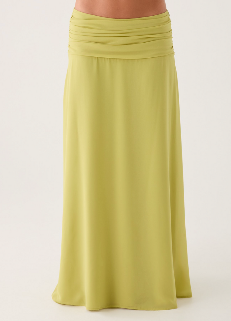 Willowmena Maxi Skirt - Lime