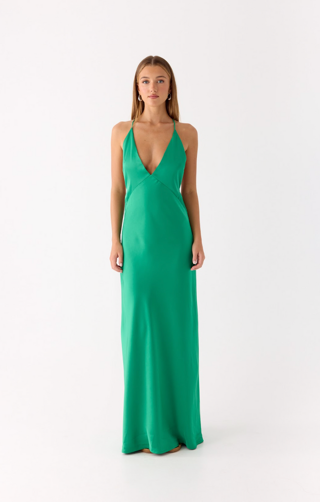Esmeray Maxi Dress - Emerald Green