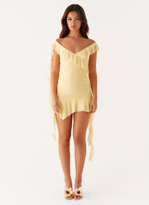 Shona Mini Dress - Yellow