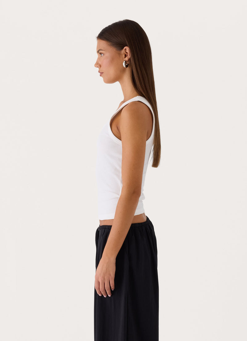 Muse Signature Tank Top - White