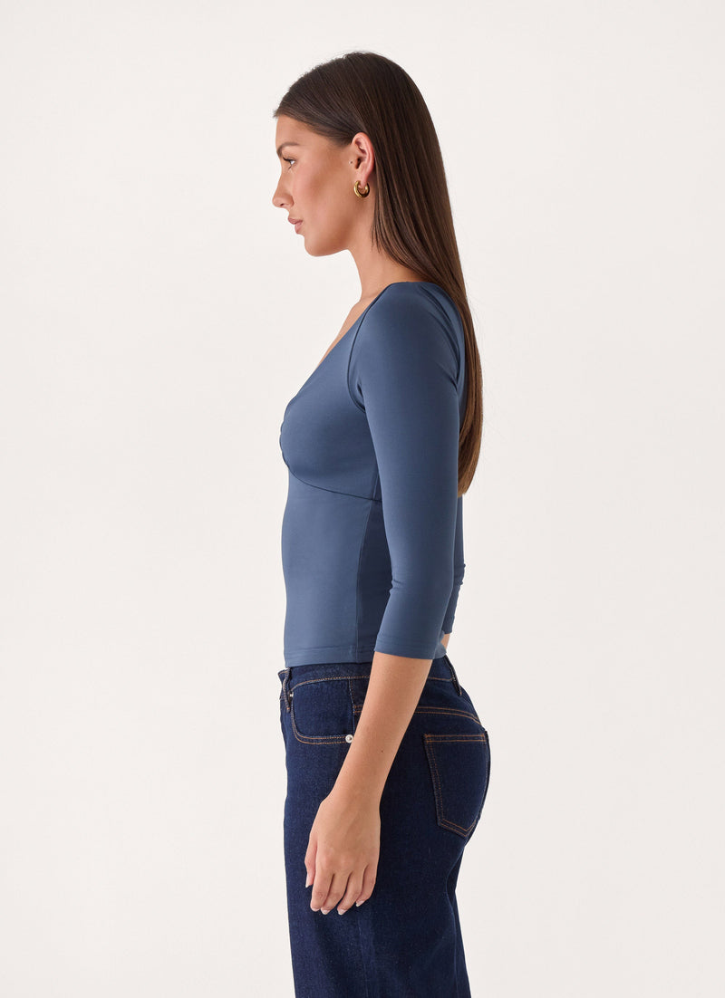 Slow Days Top - Navy