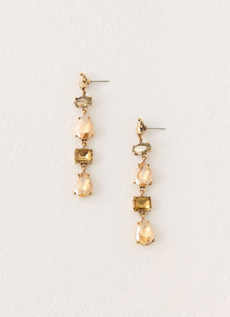 Soleil Shade Earrings - Taupe