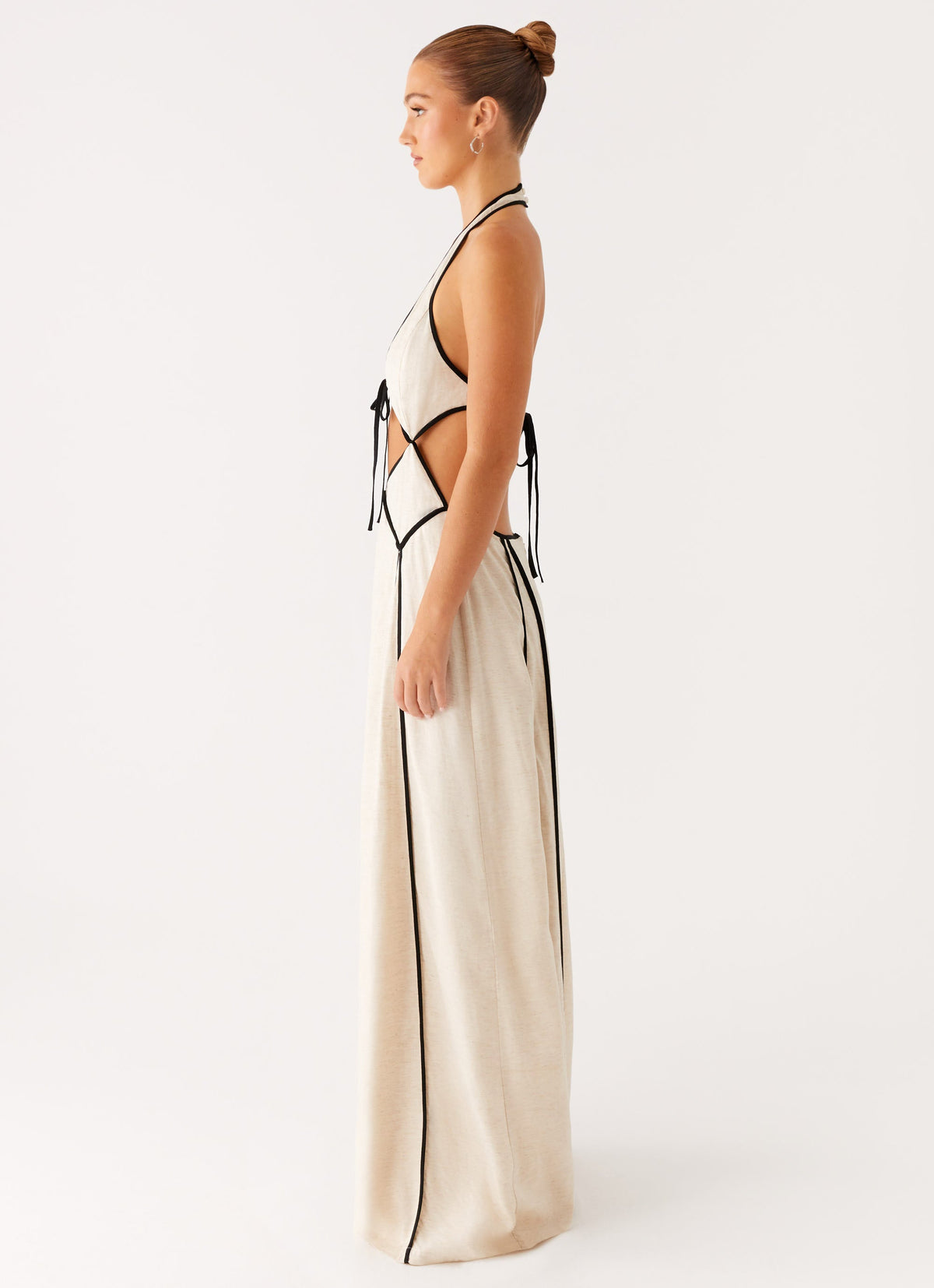 Sonnet Cotton Maxi Dress - Oatmeal