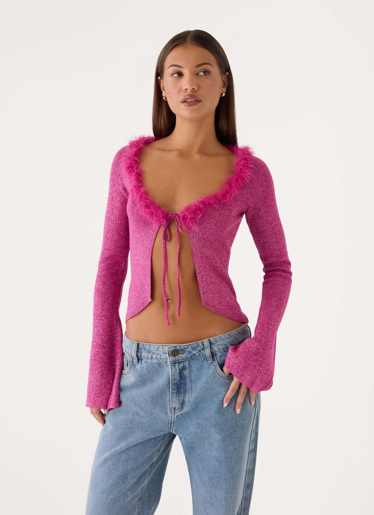 Special Days Long Sleeve Top - Deep Pink
