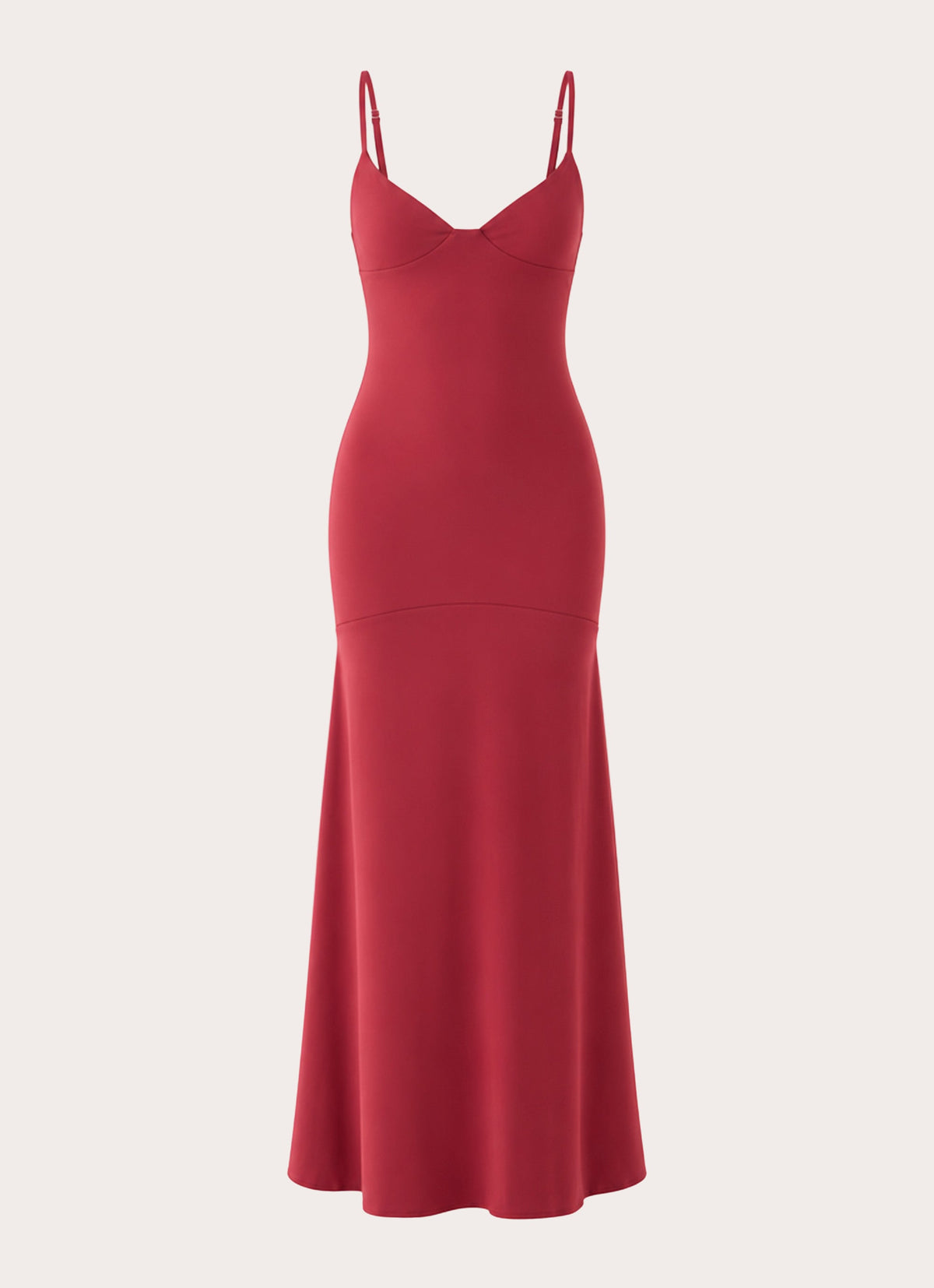 Spellbound Jersey Maxi Dress - Fire Red