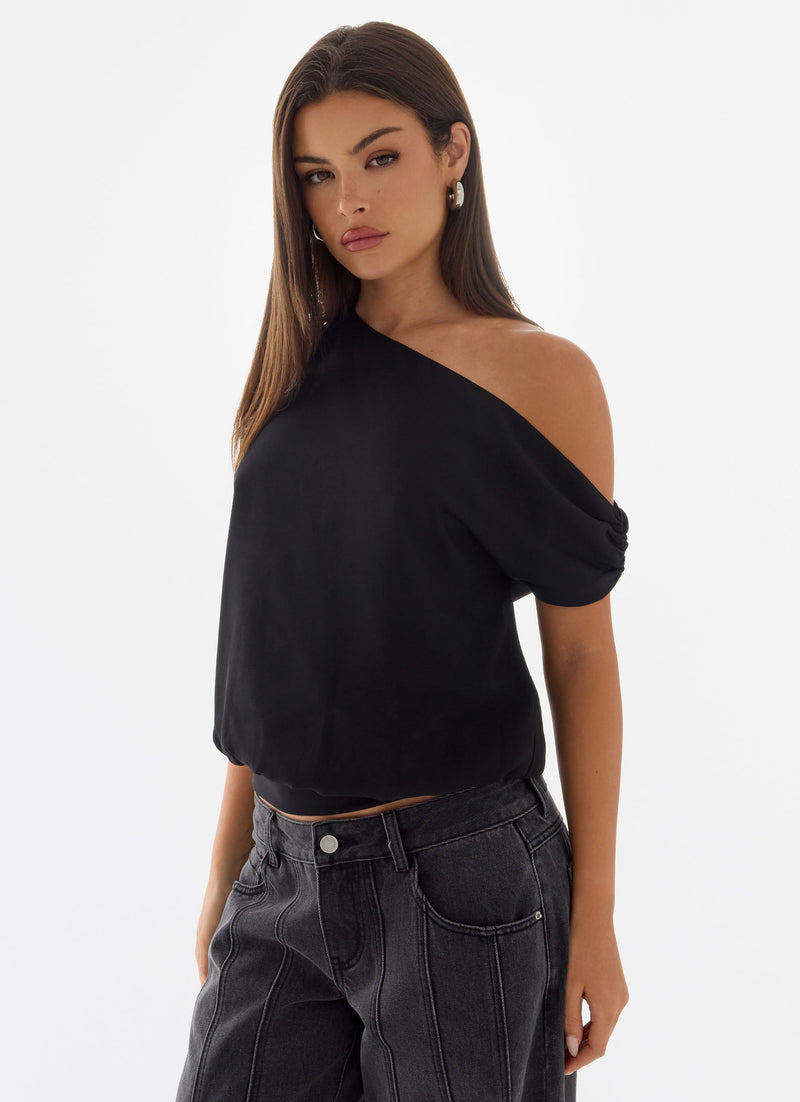 Stick Around Top - Black