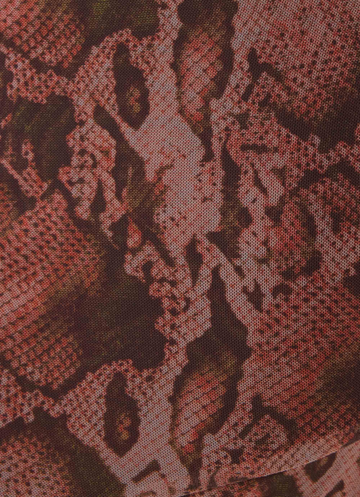 Strike First Maxi Skirt - Snake Print