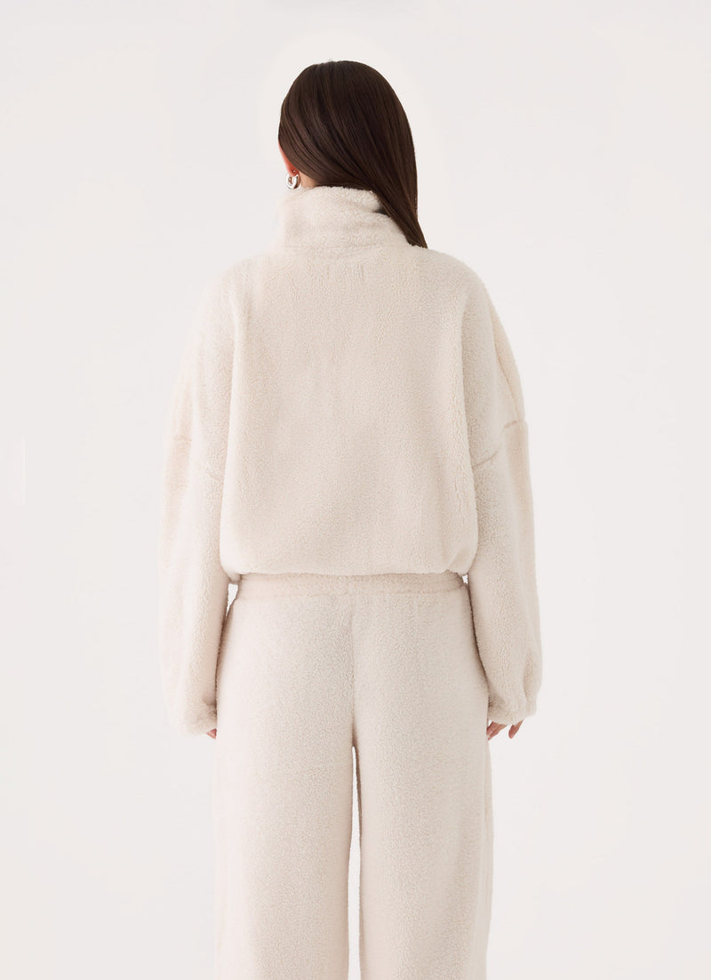 Sunday Pullover Hoodie - Cream