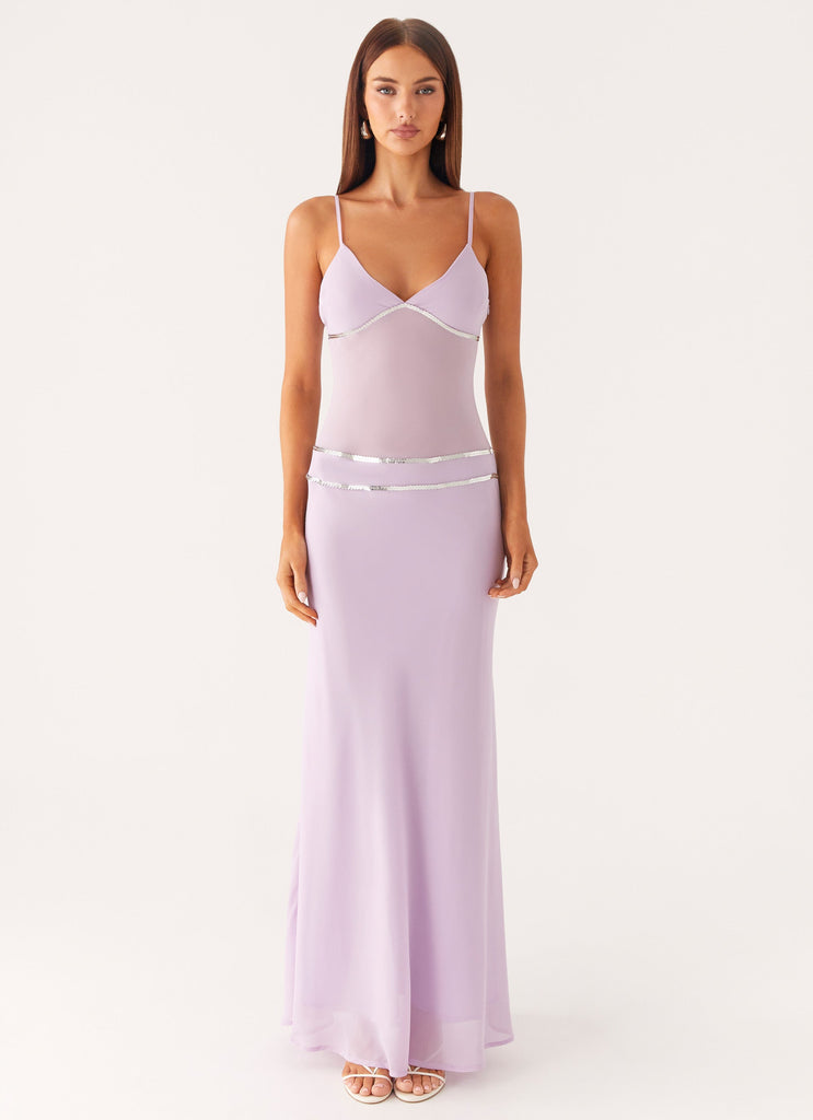 Sweet On You Maxi Dress - Lavender