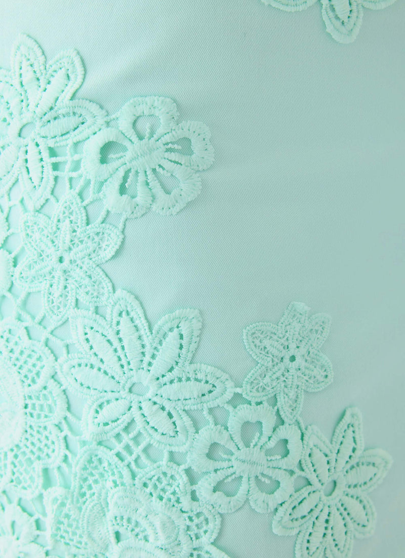 Sweet Tune Mini Skirt - Aqua