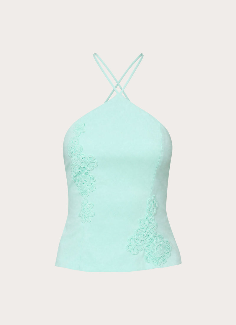Sweet Tune Top - Aqua