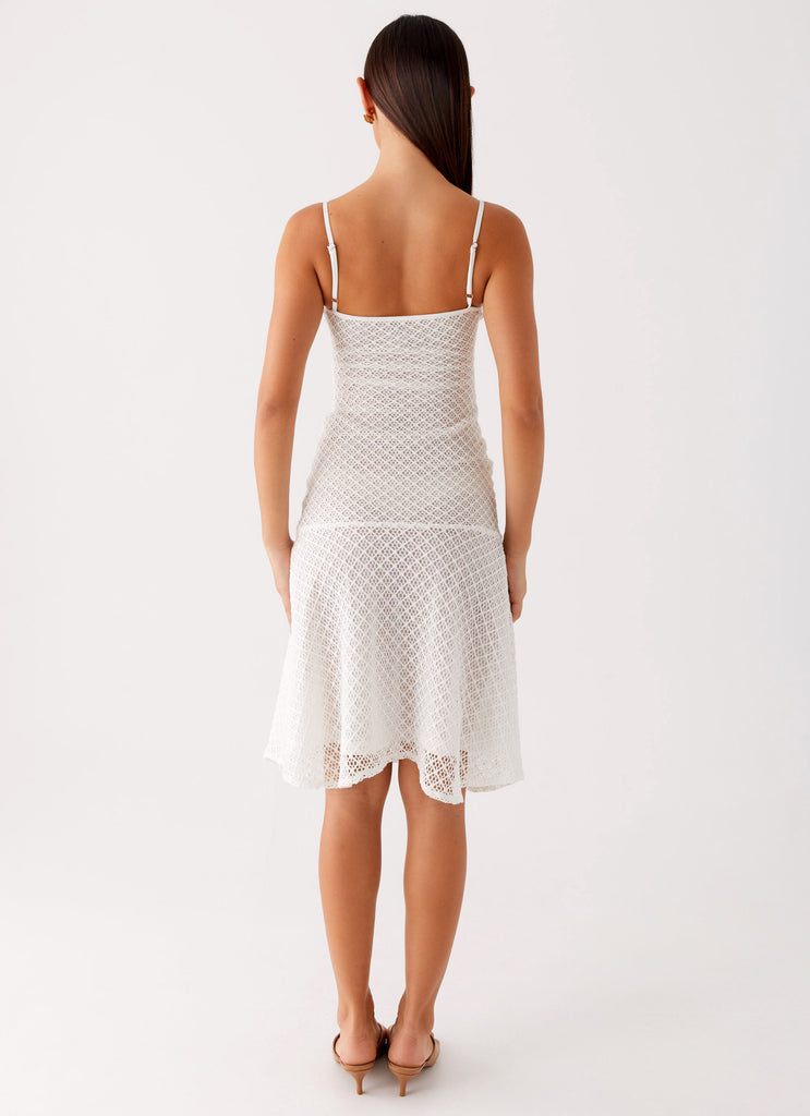 Tamar Midi Dress White 3 Peppermayo