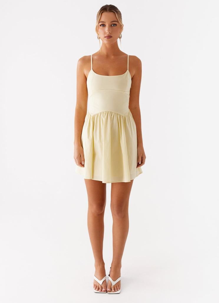 Tesoro Mio Mini Dress - Yellow