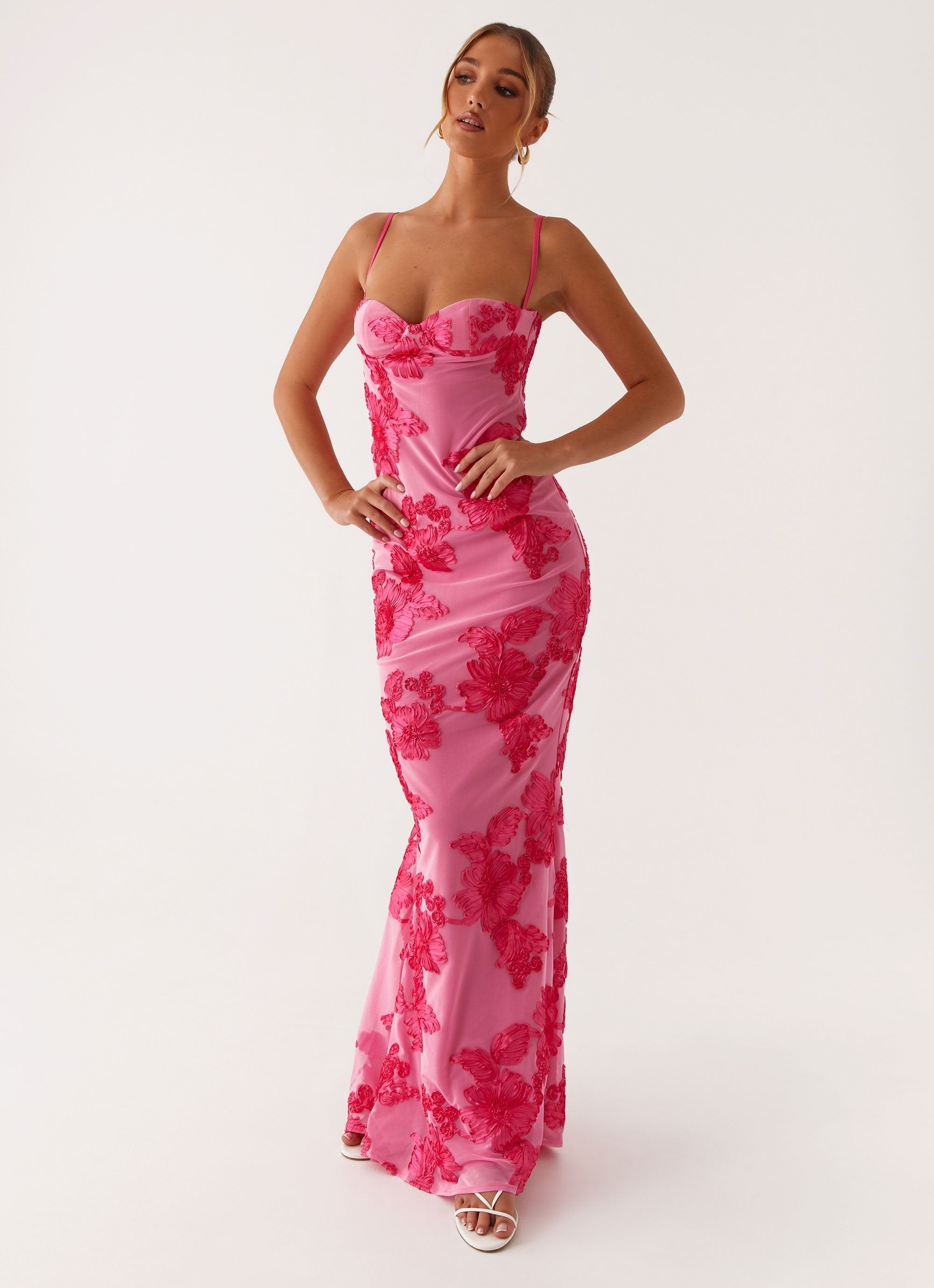 That Girl Maxi Dress Pink – Peppermayo UK