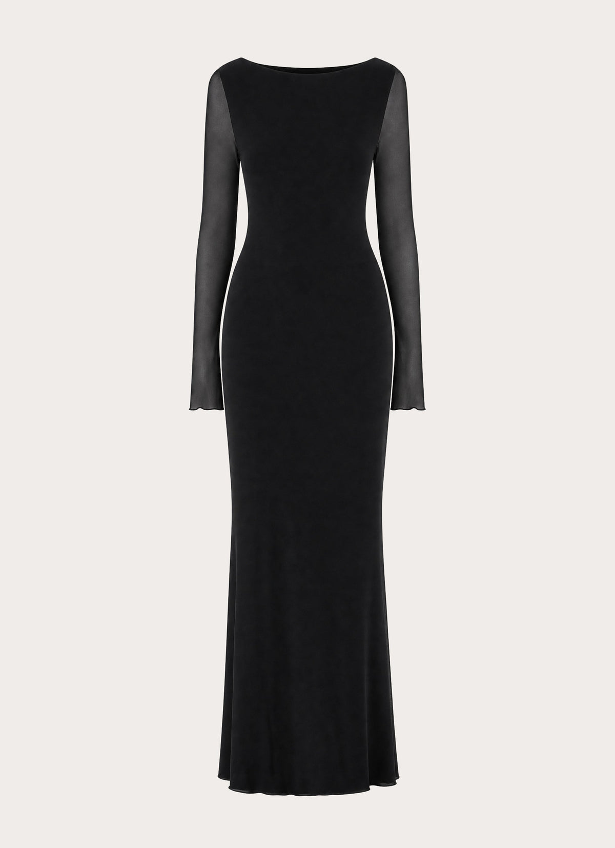 The After Party Backless Maxi Dress - Black