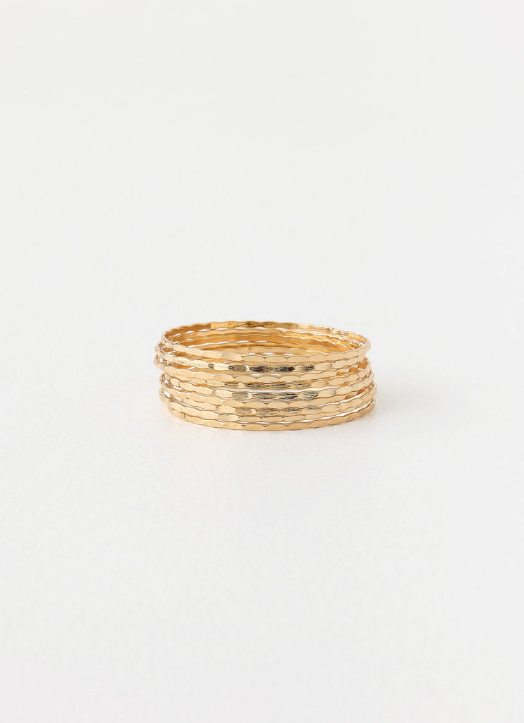 Trinket Bangles - Gold