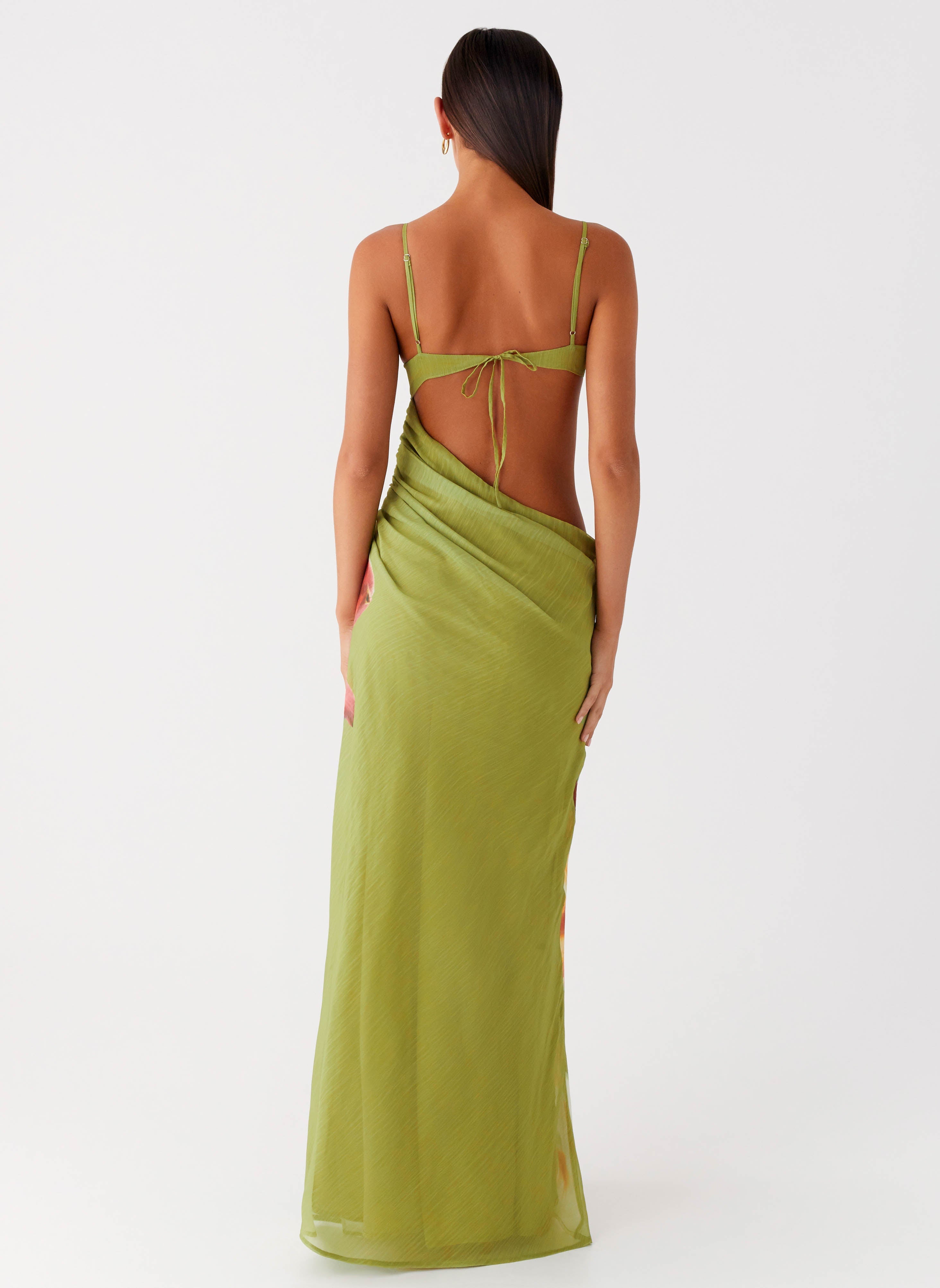 Tropic Rush Cut Out Maxi Dress