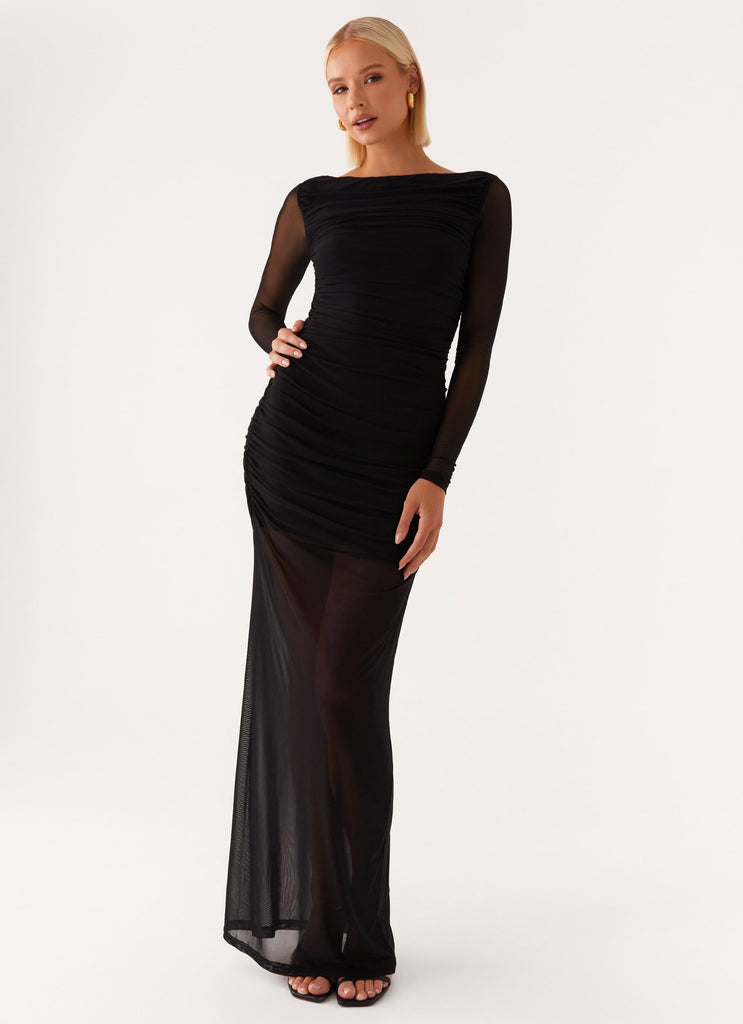 Truly you Mesh Maxi Dress