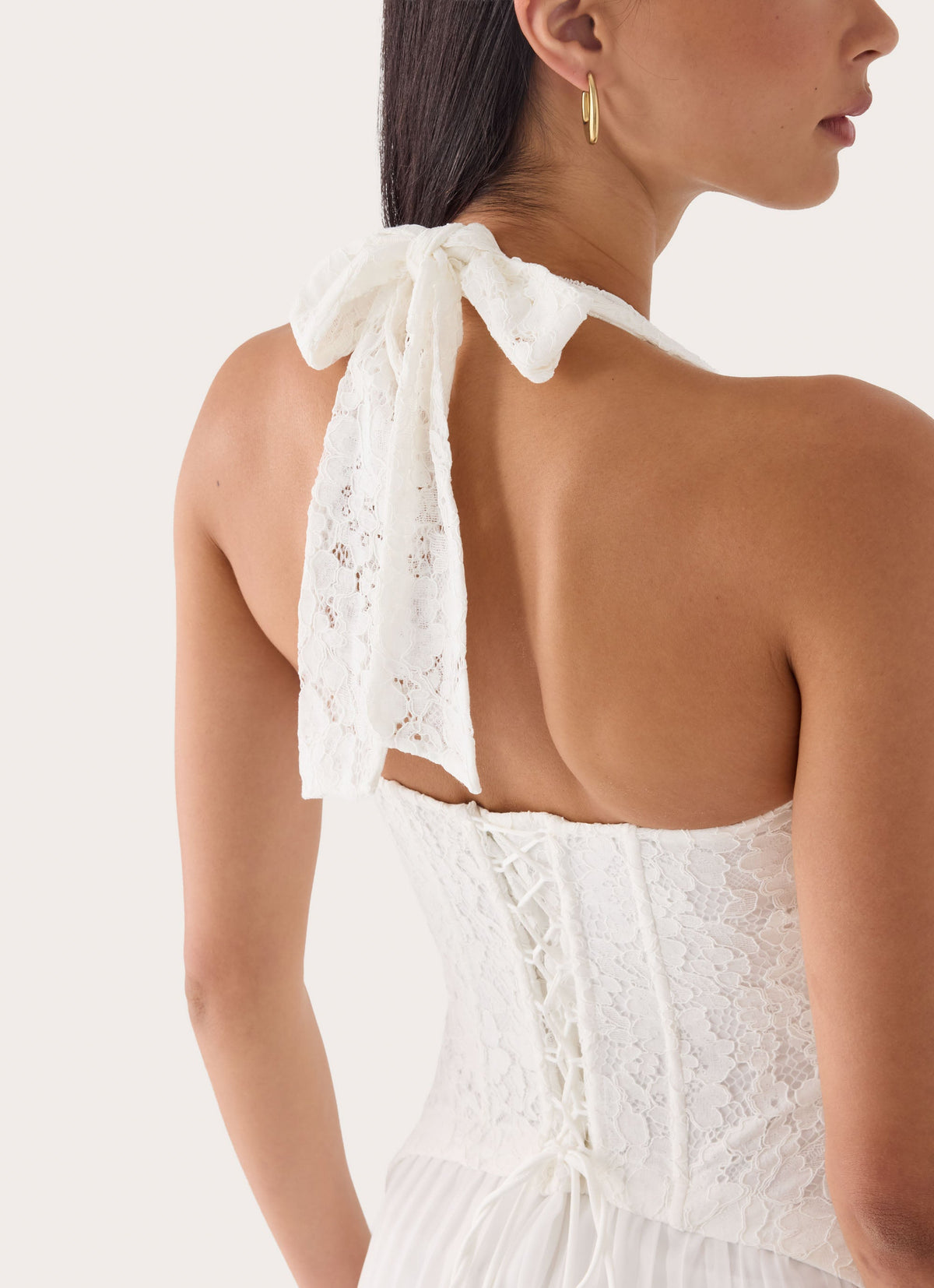 Tunnel Vision Maxi Dress - White