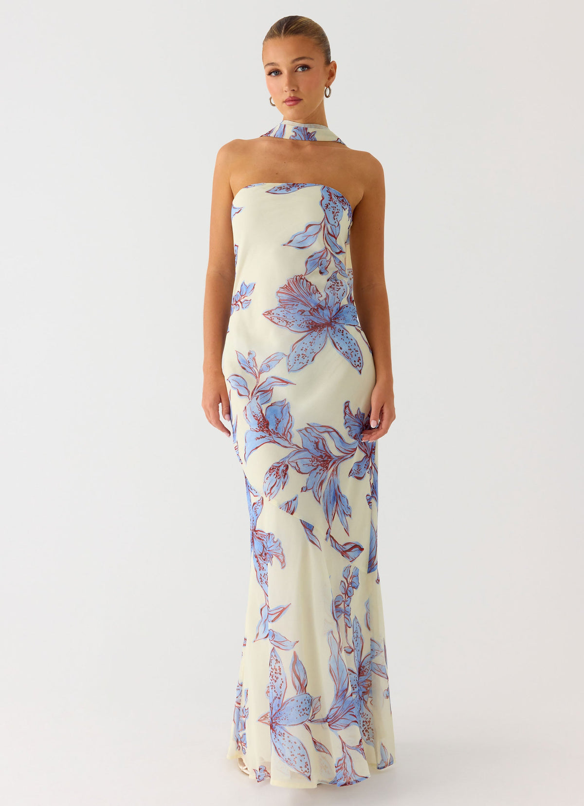 Under the Pagoda Maxi Dress - Violet Blossom