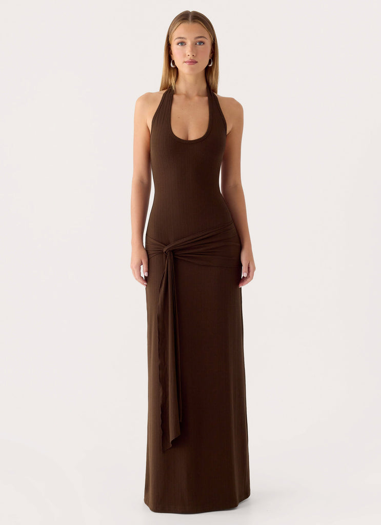 Brown Maxi Dresses