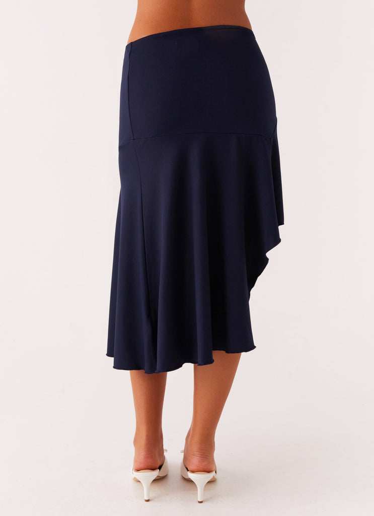 Viola Midi Skirt - Navy