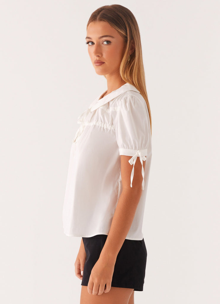 Vivi Babydoll Top - White