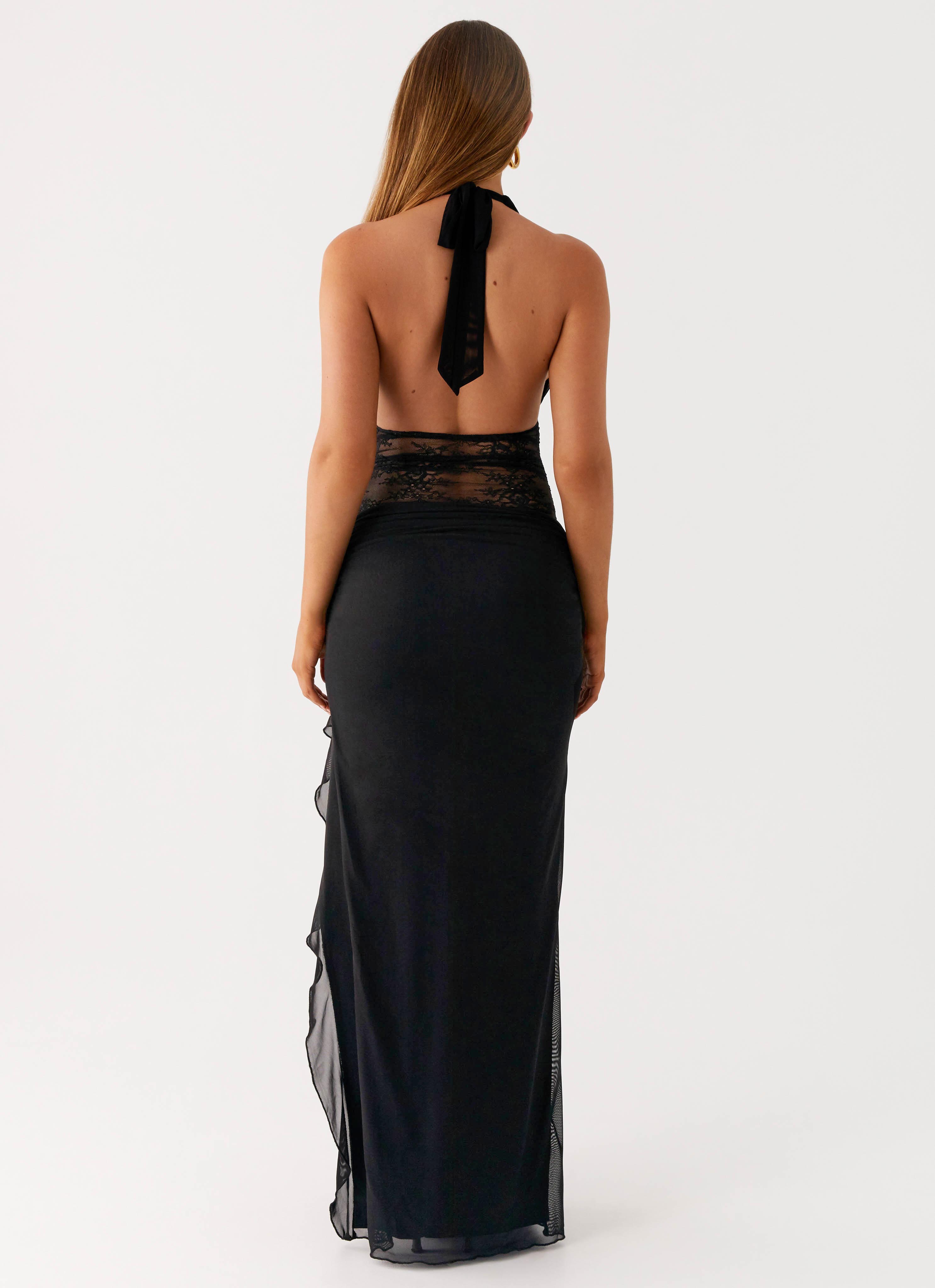 Wrenna Halter Neck Maxi Dress