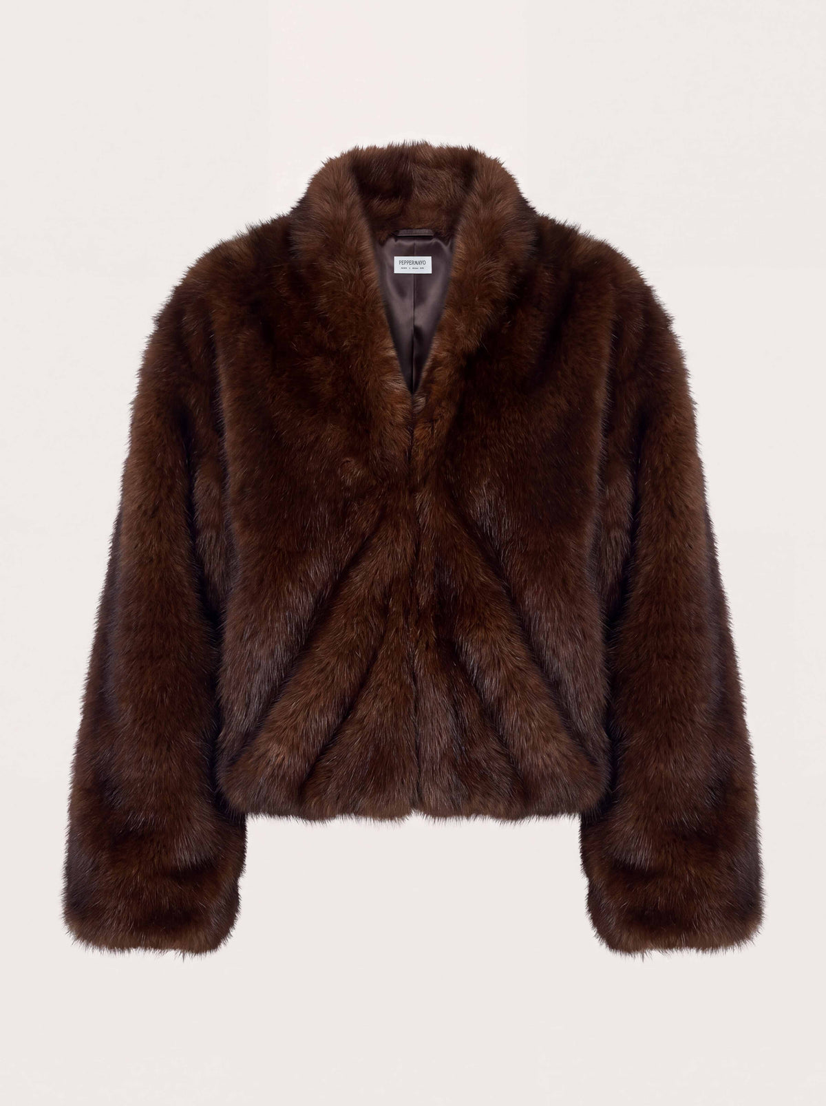 Xavier Faux Fur Jacket - Smokey Fox