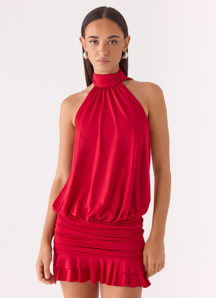 Yelena Backless Mini Dress