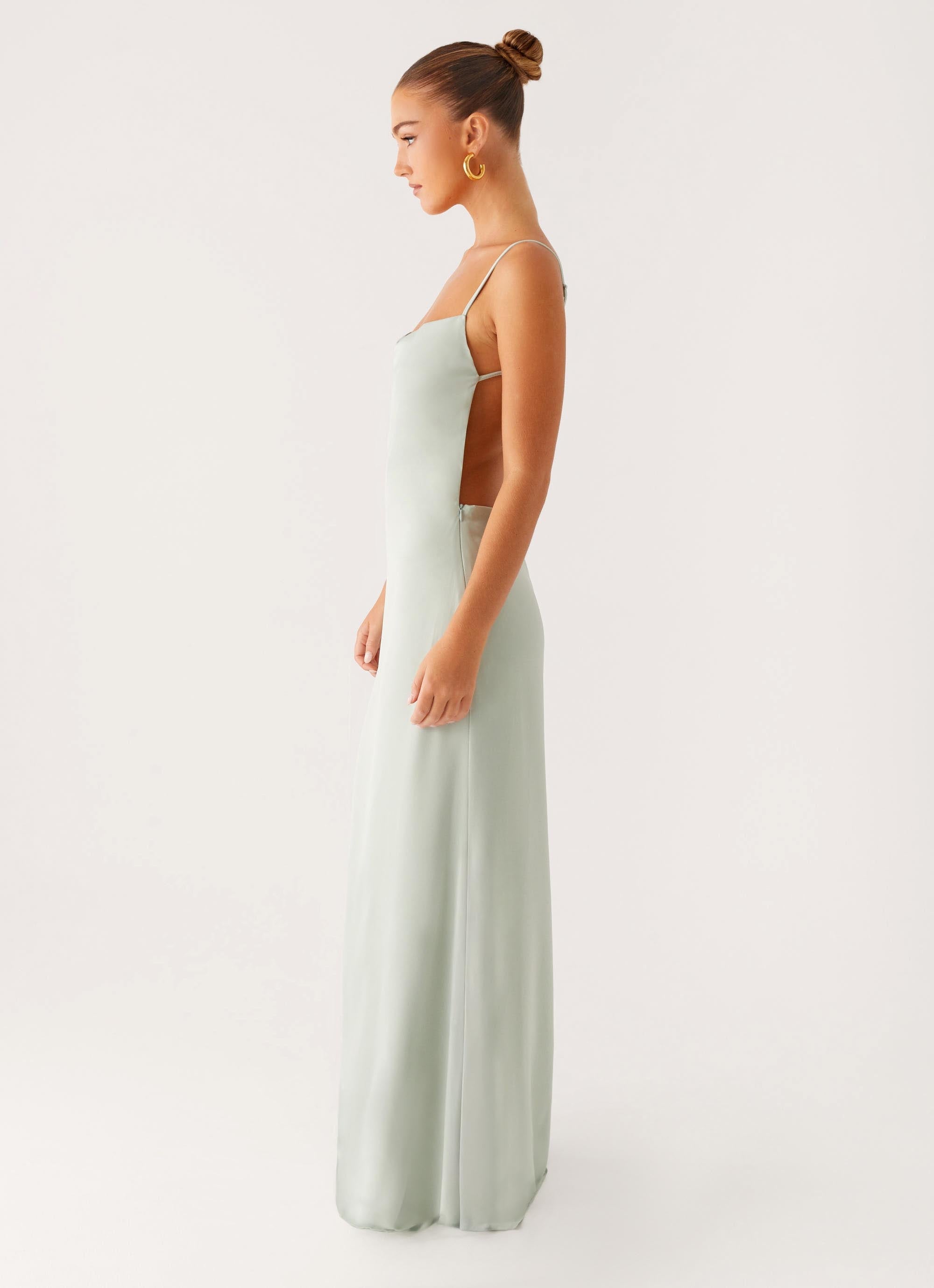 Yves Maxi Dress - Mint – Peppermayo UK