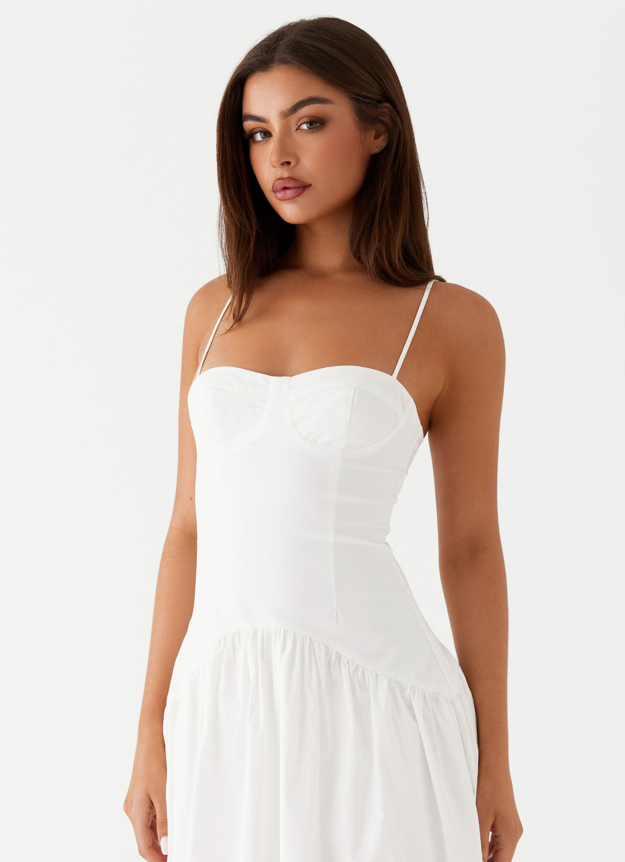 The Yvette Maxi Dress | White