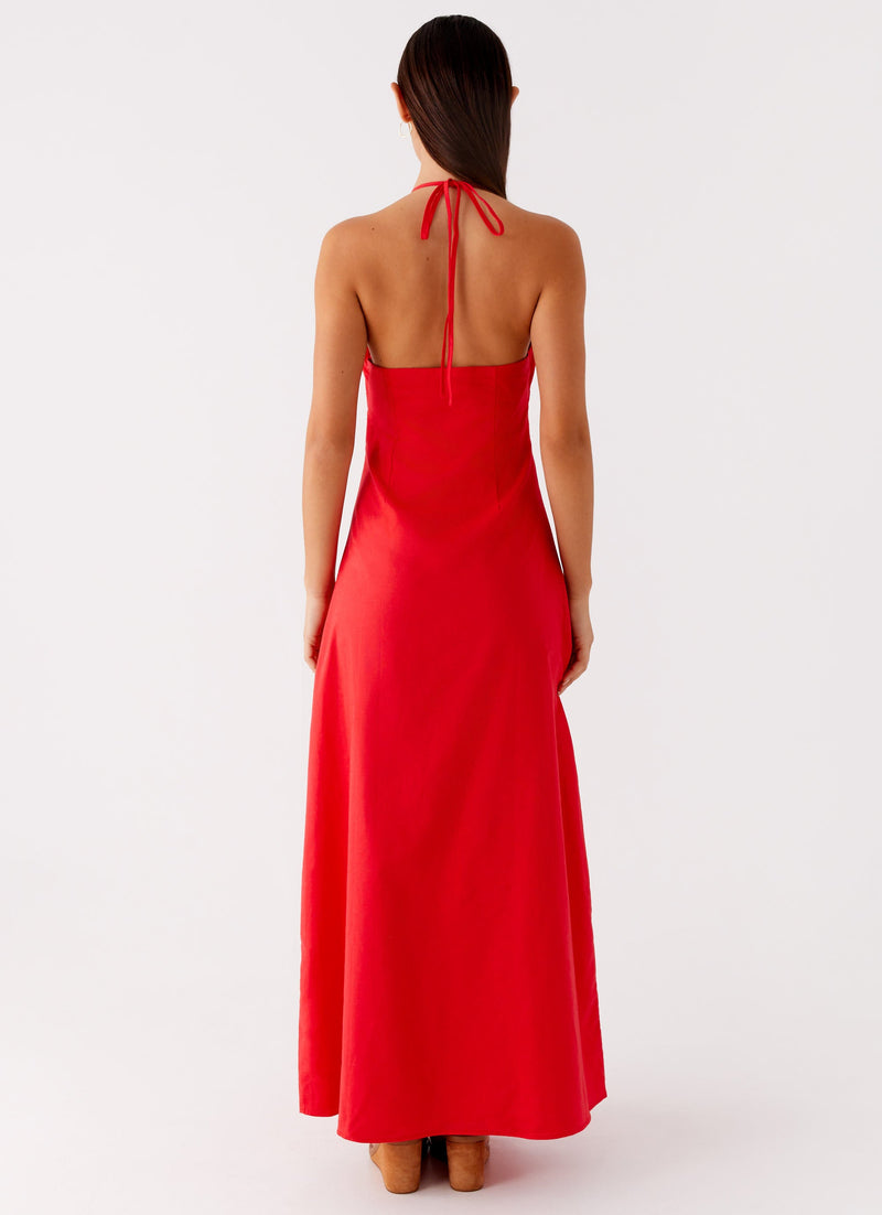 Zana Maxi Dress - Red