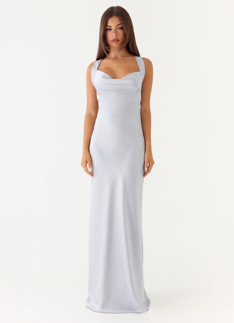Zandie Maxi Dress - Misty Blue