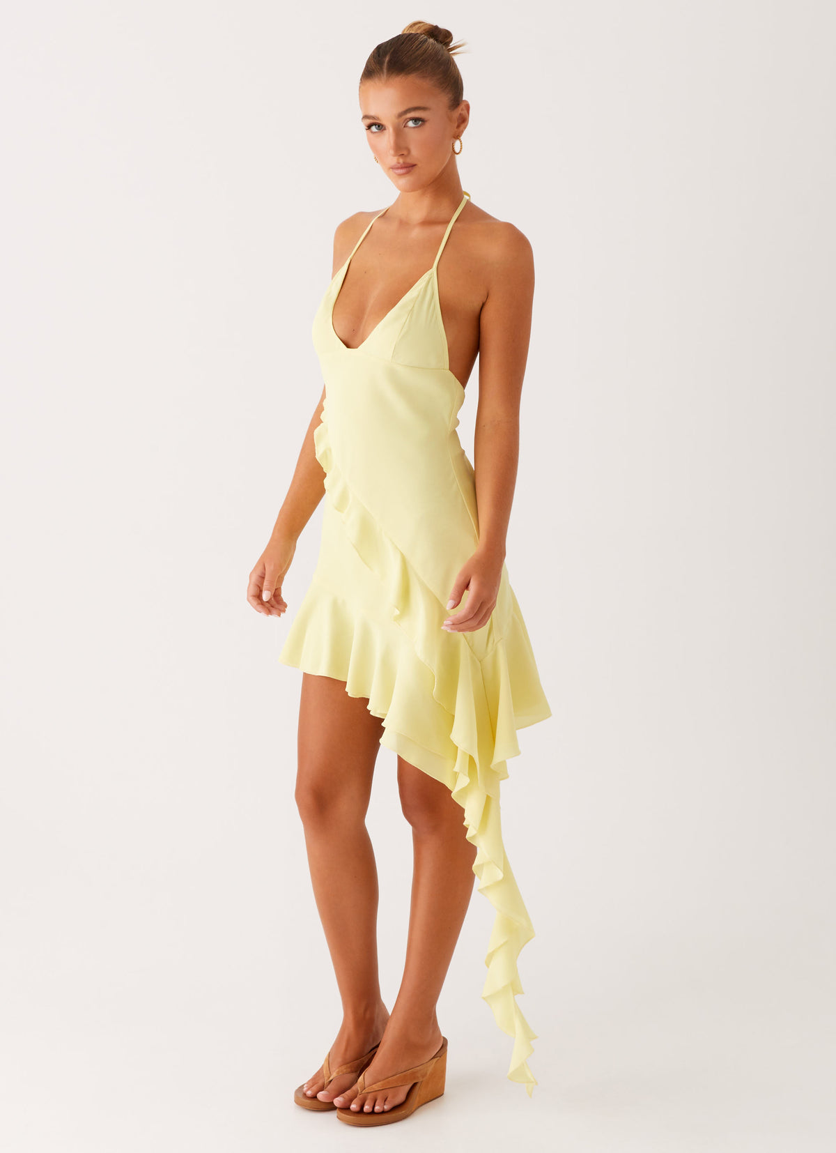 Chapter-One-Mini-Dress-Yellow-2-Peppermayojpg