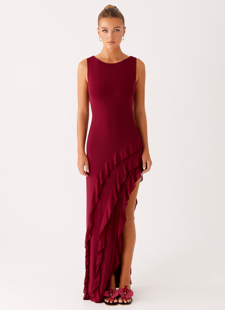 Hendrix-Maxi-Dress-Raspberry-Wine-1-Peppermayojpg